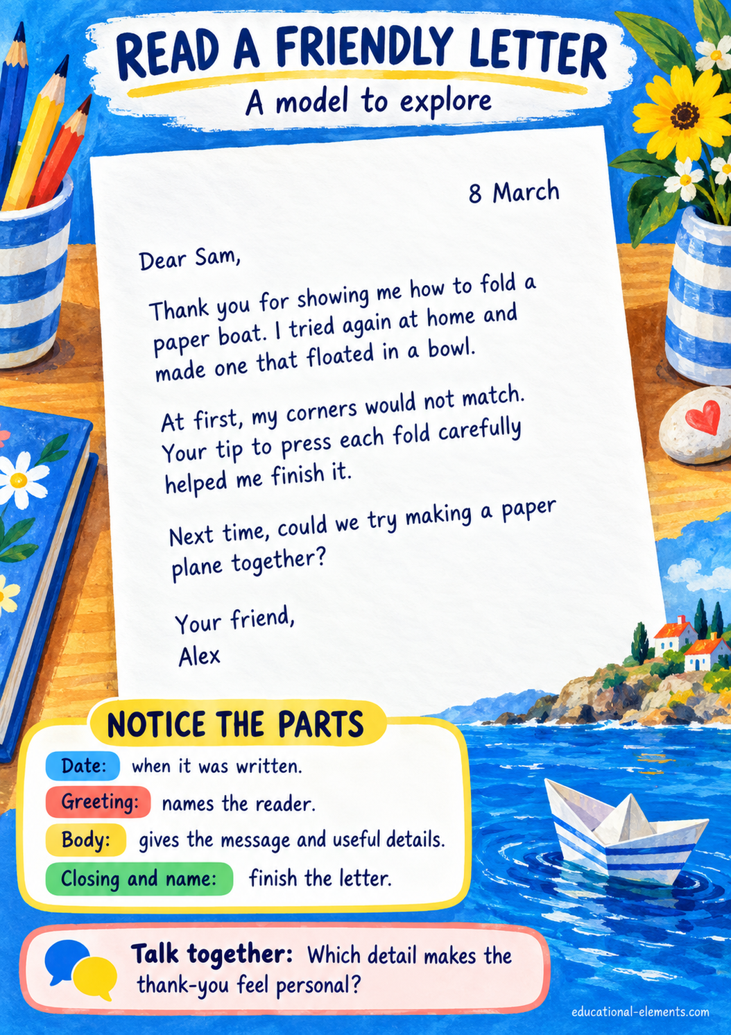 Read a Friendly Letter